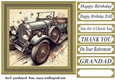 Framed vintage car card front 7