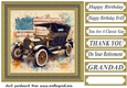 Framed vintage car card front 8