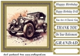 Framed vintage car card front 9