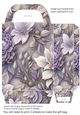 Lilac floral gift bag 3