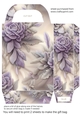 Lilac floral gift bag 4
