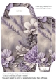 Lilac floral gift bag 5