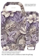 Lilac floral gift bag 6