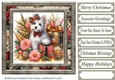 Christmas present pup card front 8