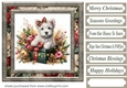 Christmas present pup card front 10