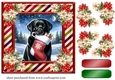 Black Labrador Christmas card front 1