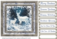 White Christmas forest animals card front 19