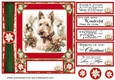 Red and green Christmas Scottie card front 5