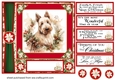 Red and green Christmas Scottie card front 6
