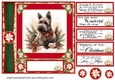 Red and green Christmas Scottie card front 10