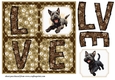 LOVE Scottish terrier card front N8
