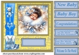 Ethnic New baby boy card front 9