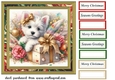 Christmas Westie card front 1