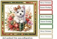 Christmas Westie card front 9