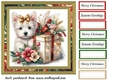 Christmas Westie card front 11
