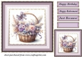 Lilac floral card front 3