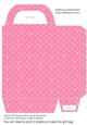 Pink tufted diamond gift bag 1
