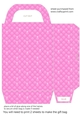 Pink tufted diamond gift bag 2