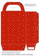 Red tufted diamond gift bag 2