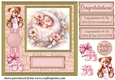 New Baby girl card front 7