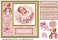 New Baby girl card front 8