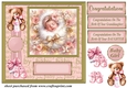 New Baby girl card front 9
