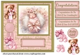 New Baby girl card front 11
