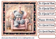 Pink Birthday bear in arm chair card front 8
