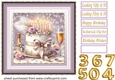 Lilac Birthday cake card front 3