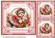 3 Floral Yorkie card front/toppers 11