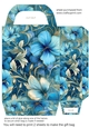 Blue floral gift bag 2