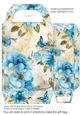 Blue floral gift bag 4