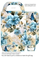 Blue floral gift bag 5