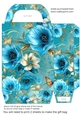 Blue floral gift bag 6