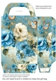Blue floral gift bag 7