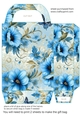 Blue floral gift bag 9
