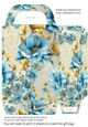 Blue floral gift bag 10