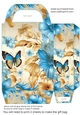 Blue floral gift bag 11