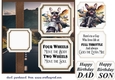 2 Panel motorbike Frenchie card front 4