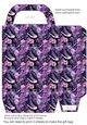Purple floral fashion gift bag 6