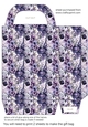 Purple floral fashion gift bag 7