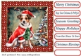 Christmas Jack Russel card front 4