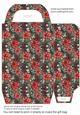 Christmas vibes floral gift bag 11
