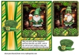 St Patricks Day gnome with beer card front 3