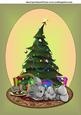 Christmas Tree and Cat Plushie Topper