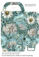 Ice blue floral gift bag 6