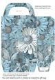 Ice blue floral gift bag 11