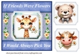 Daisy if friends were flowers card front 2