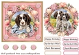 6x6 aprox Floral frame Springer card front 4