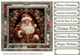 Embroidered Santa card front 2